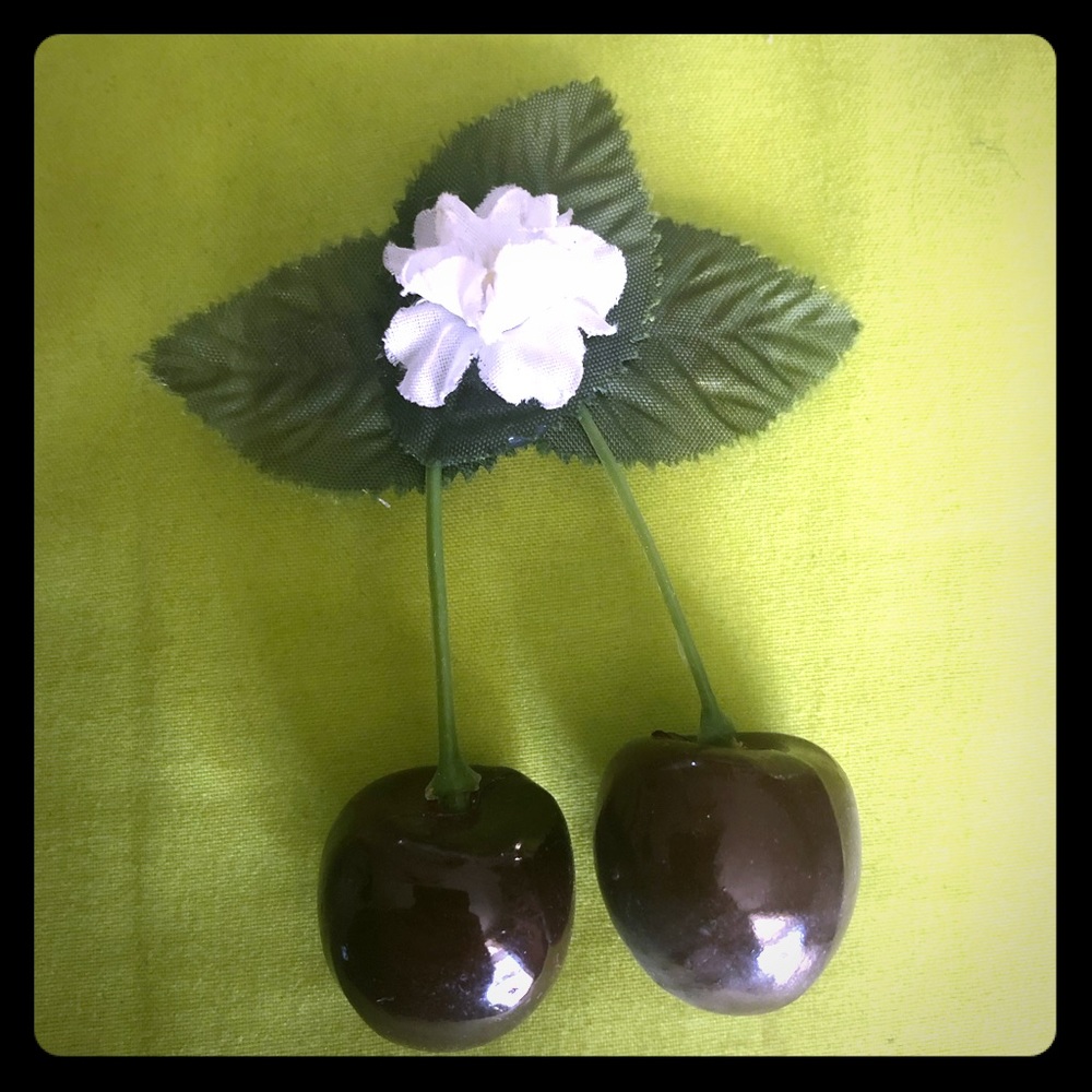 Cherries Hair Clip